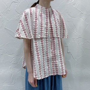 KELEN 【IELU】 FLAP DESIGN BLOUSE