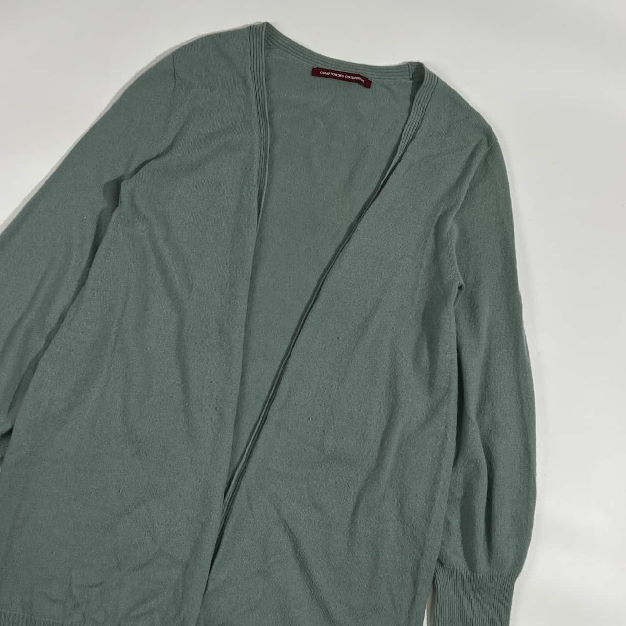 カシミヤ100% COMPTOIR DES COTONNIERS コントワー・デ・コトニエ ニット カーディガン 羽織  FR1/くすみブルー系 レディース