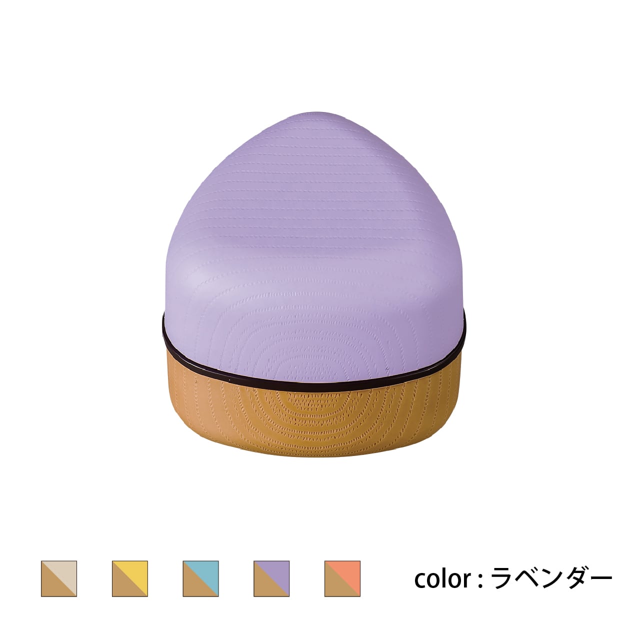 Woody plus おにぎりケース（ライトカラーVer） | 山中温泉弁当箱直売