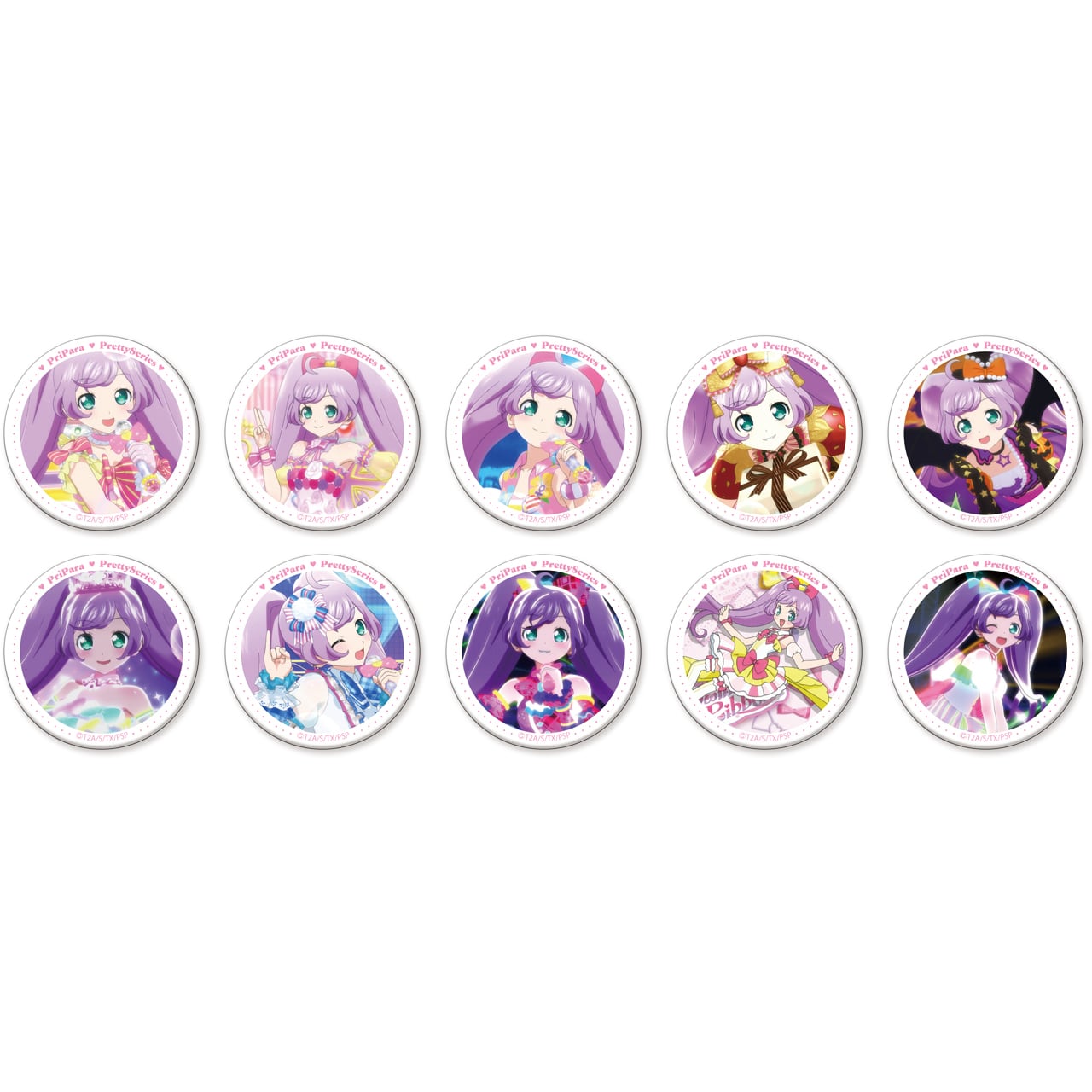 二次受注】らぁらいっぱい！缶バッジ 全10種（トレーディング  