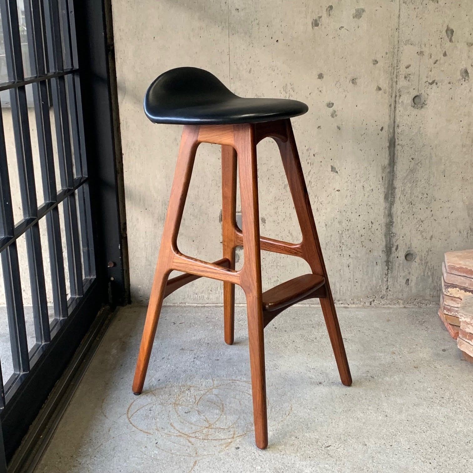 【Vintage】Bar Stool by Erik Buch