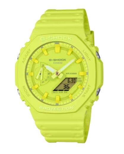 G-SHOCK GA-2100-9A9JF カーボンコアガード ワールドタイム G-SHOCK GA-2100-9A9JF カーボンコアガード ワールドタイム