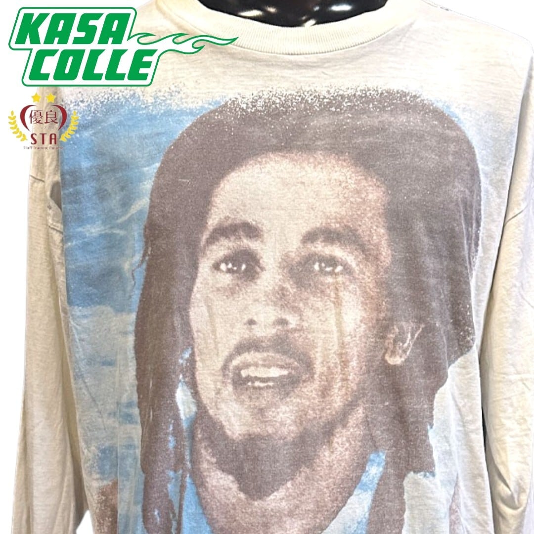 BOB MARLEY】ボブマーリー 両面プリント Vintage ロングTシャツ