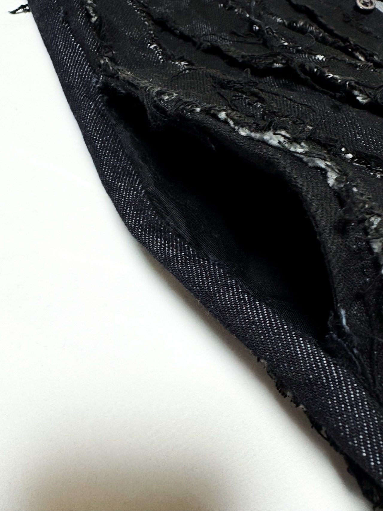 UNFINISHED  岡山デニムロングベスト25094