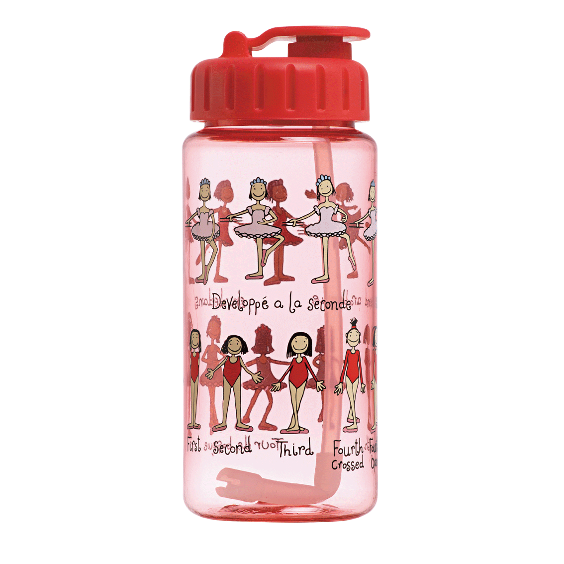 Drinking Bottle with optional straw　Ballet_44BT2