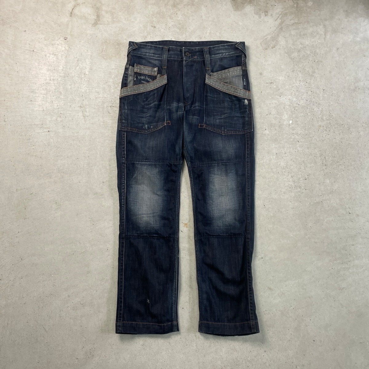 00年代 PEPE JEANS LONDON ペペジーンズ デニムパンツ メンズW34 古着 