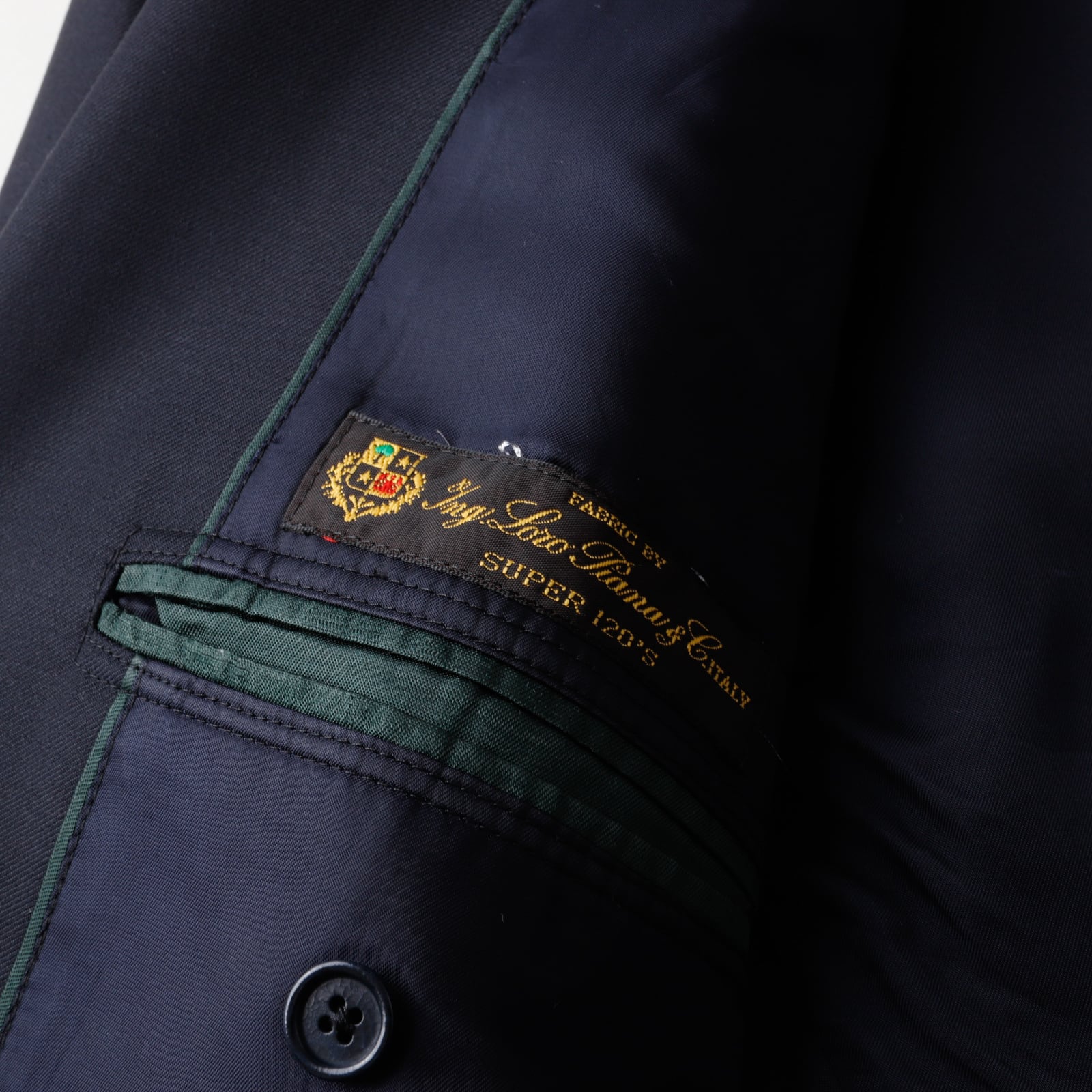 極美品】BROOKS BROTHERS Loro Piana Made in USA wool Navy blazer