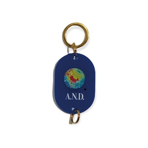 A.N.D. × Tatsuya Hirayama KEYRING / BLUE