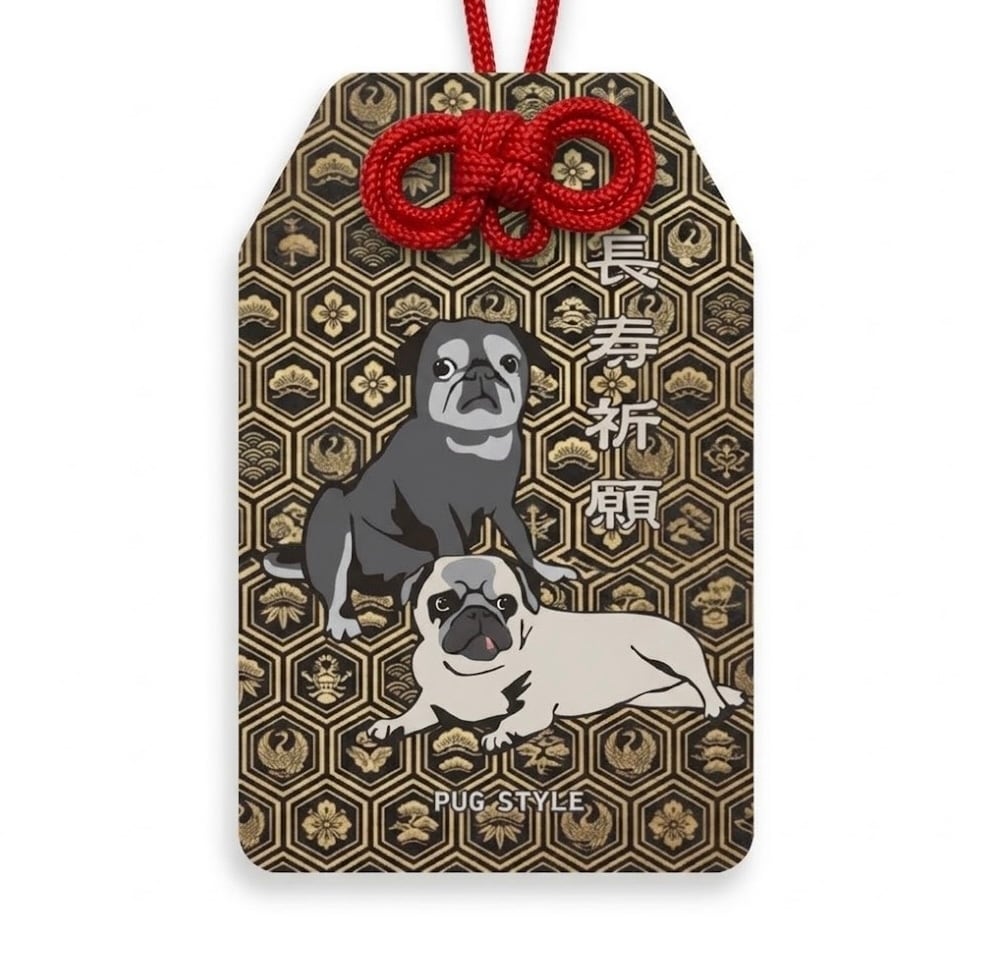 モナリザに抱かれるパグたち】パグ名画アートキャンバス | PUG STYLE