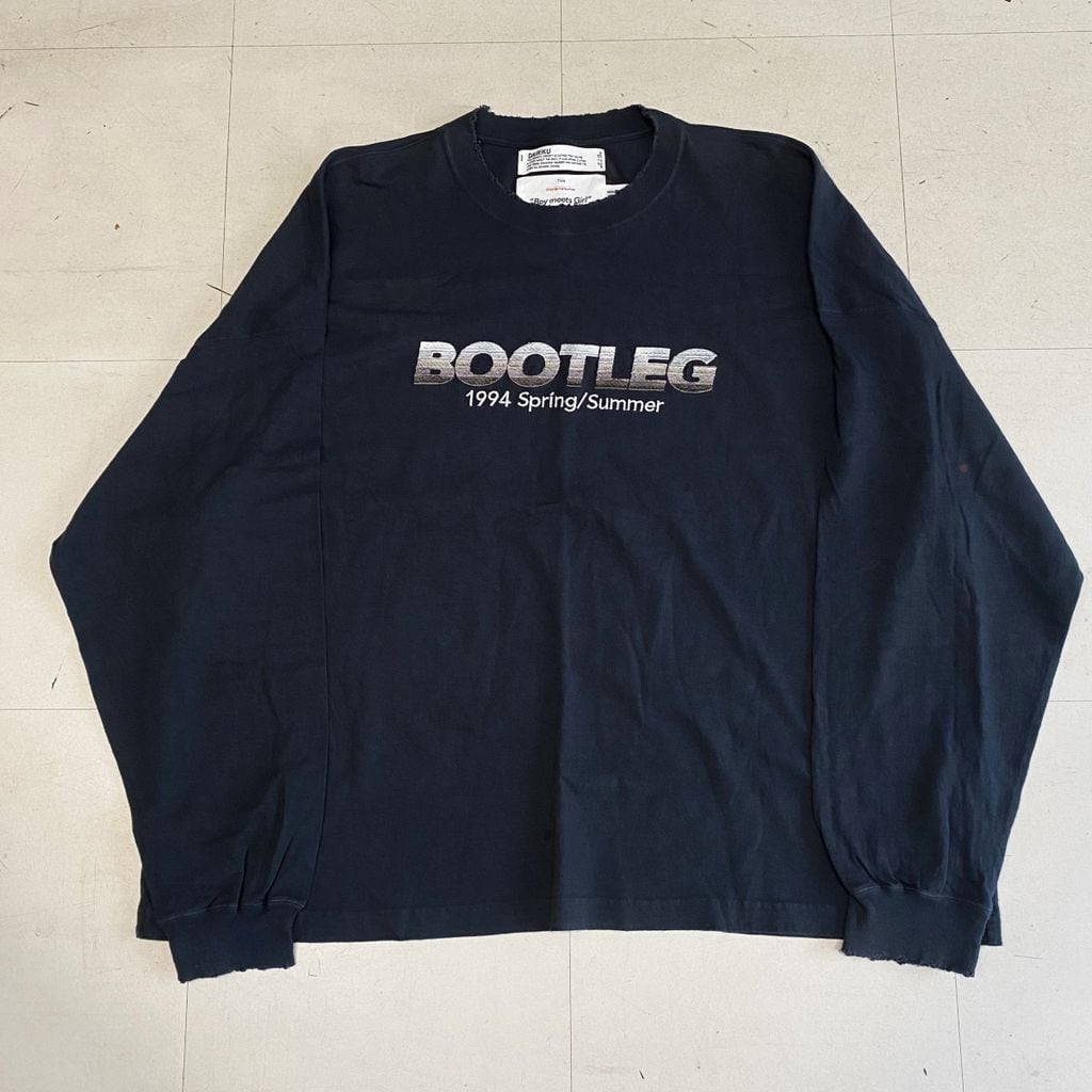 DAIRIKU ダイリク 22SS BOOTLEG Embroidery Tee 長袖Tシャツ 22SS C-9 