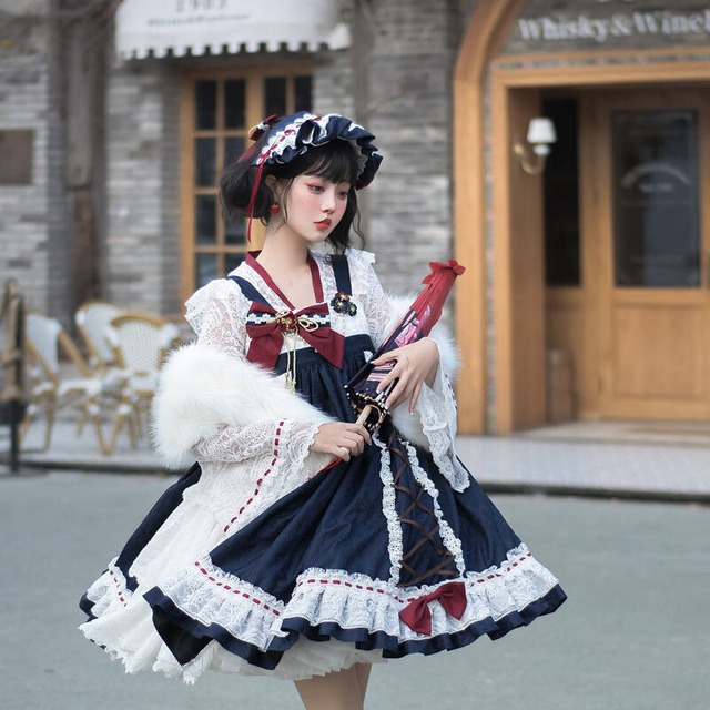 チャイナ風  Lolita 学園祭 文化祭 ロリータファッション 透け感 刺繍 トップス57370292