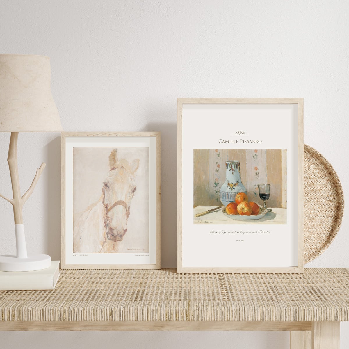 カミーユ・ピサロ りんごとピッチャーのある静物 アートポスター 静物