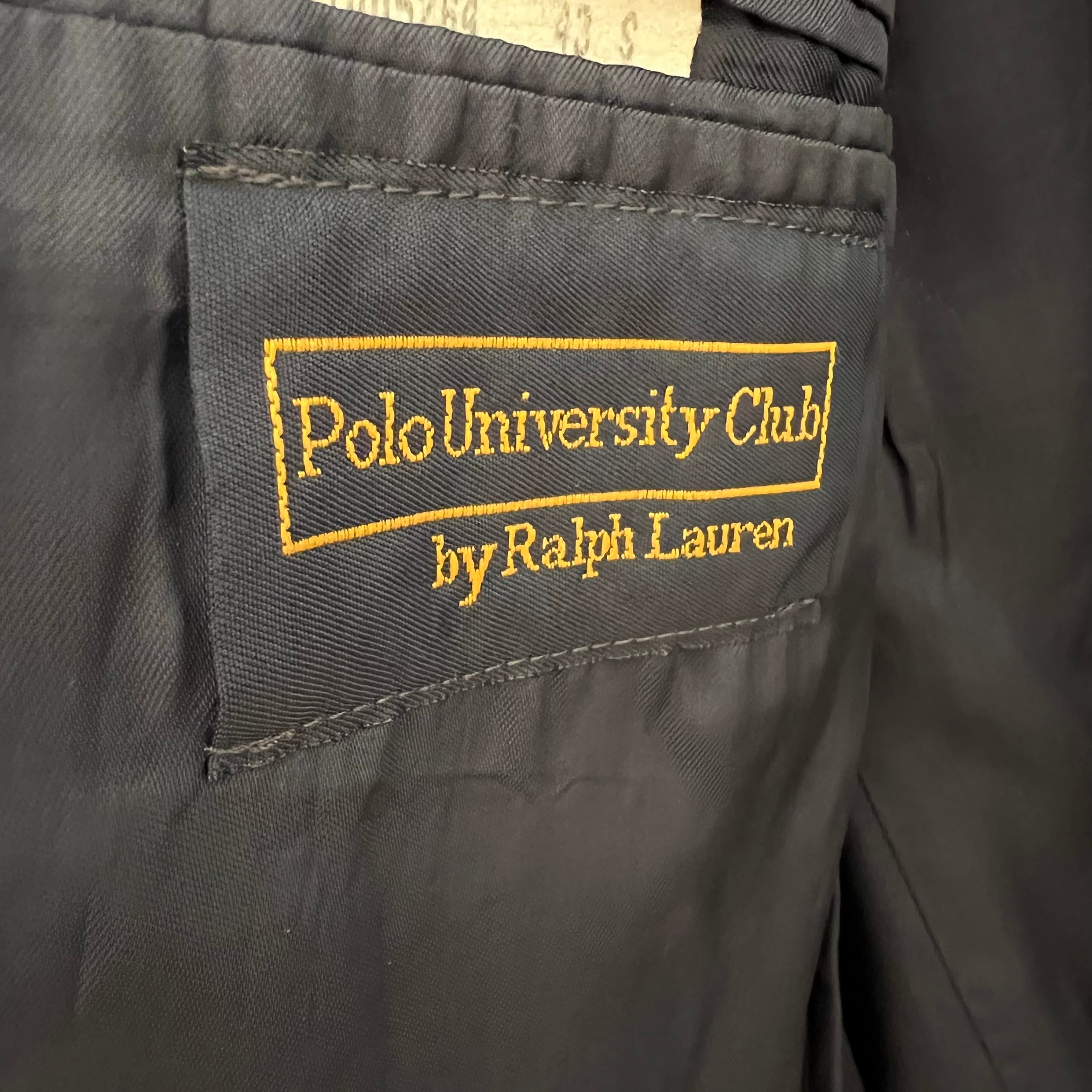 Ralph Lauren ラルフローレン Polo University Club 紺ブレザー 金