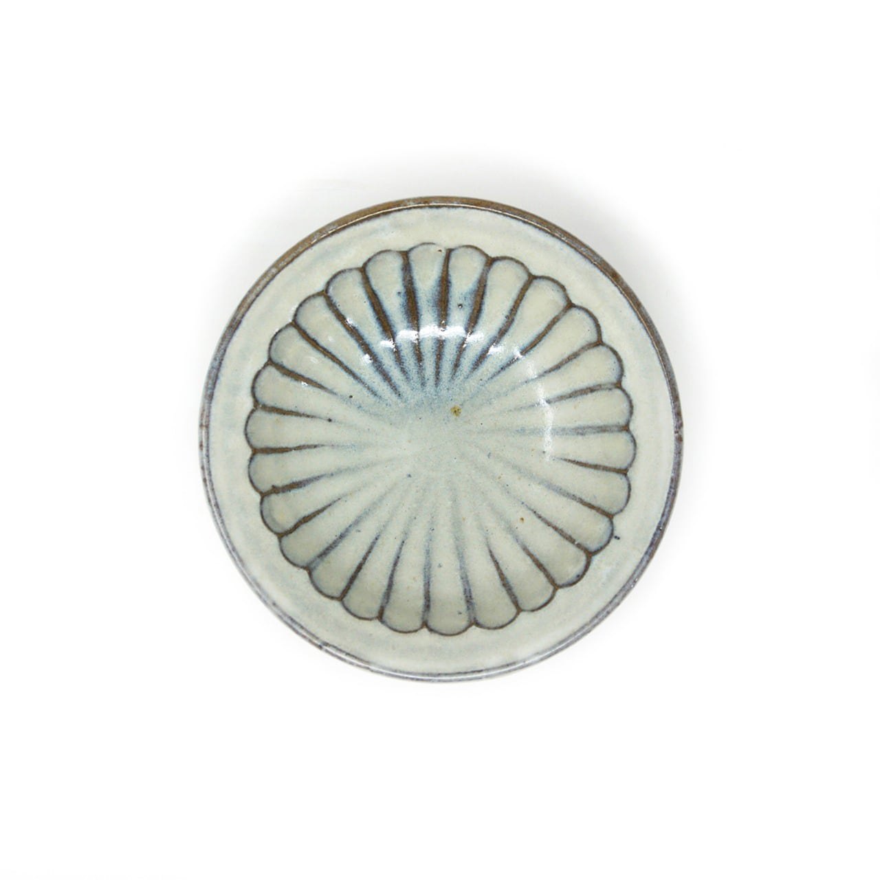 俊彦窯 平鉢 鎬手 糠釉 丹波立杭焼 丹波焼 | AJIMAYA 作家の器と