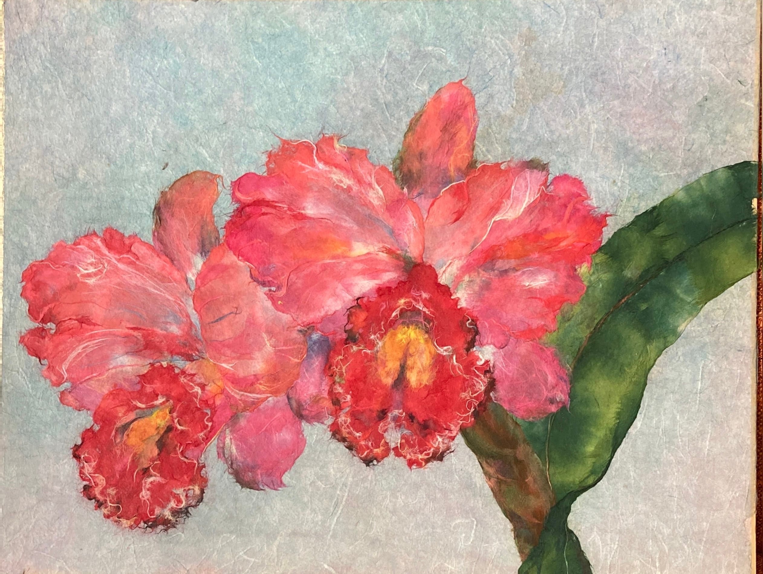 ちぎり絵 草原のアザミ 10号（530×455） | Pay ID