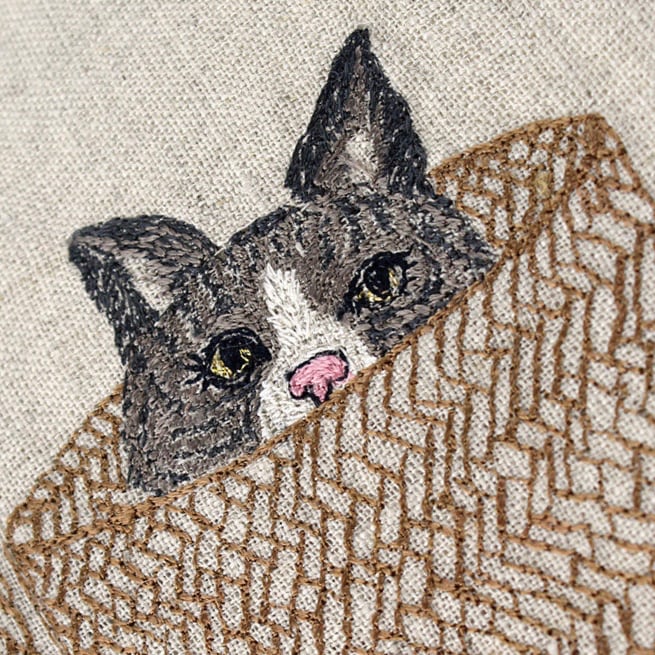 CORAL&TUSK [Basket Cats with Cat Pal] 猫とカゴモチーフ 刺繍 ポーチ (コーラル・アンド・タスク) |  moncoeur powered by BASE