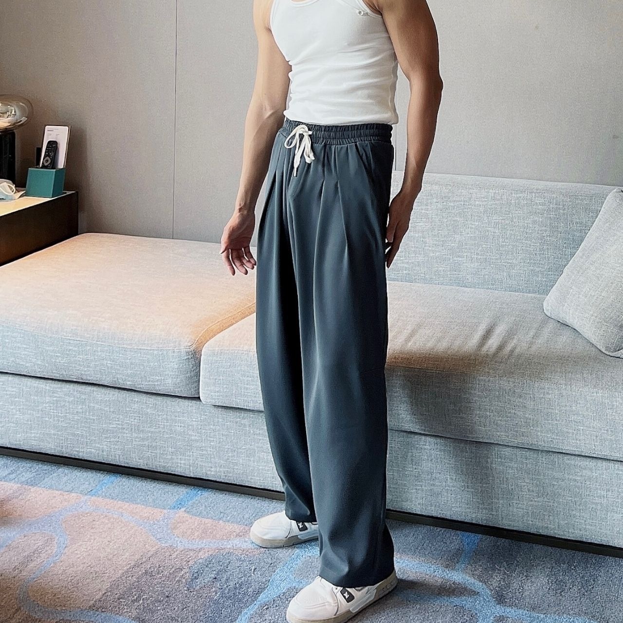 ドレープシルキーワイドレッグパンツ　MT0530004