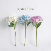 "2026新タイプ★即納" Hydrangea 紫陽花 [H40㎝/3colors]：造花  あじさい フラワー  飾り  梅雨 ６月 撮影小物