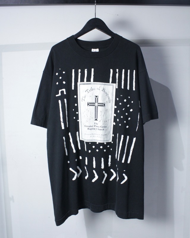 【Caka BLACK】90's African Design Vintage T-Shirt
