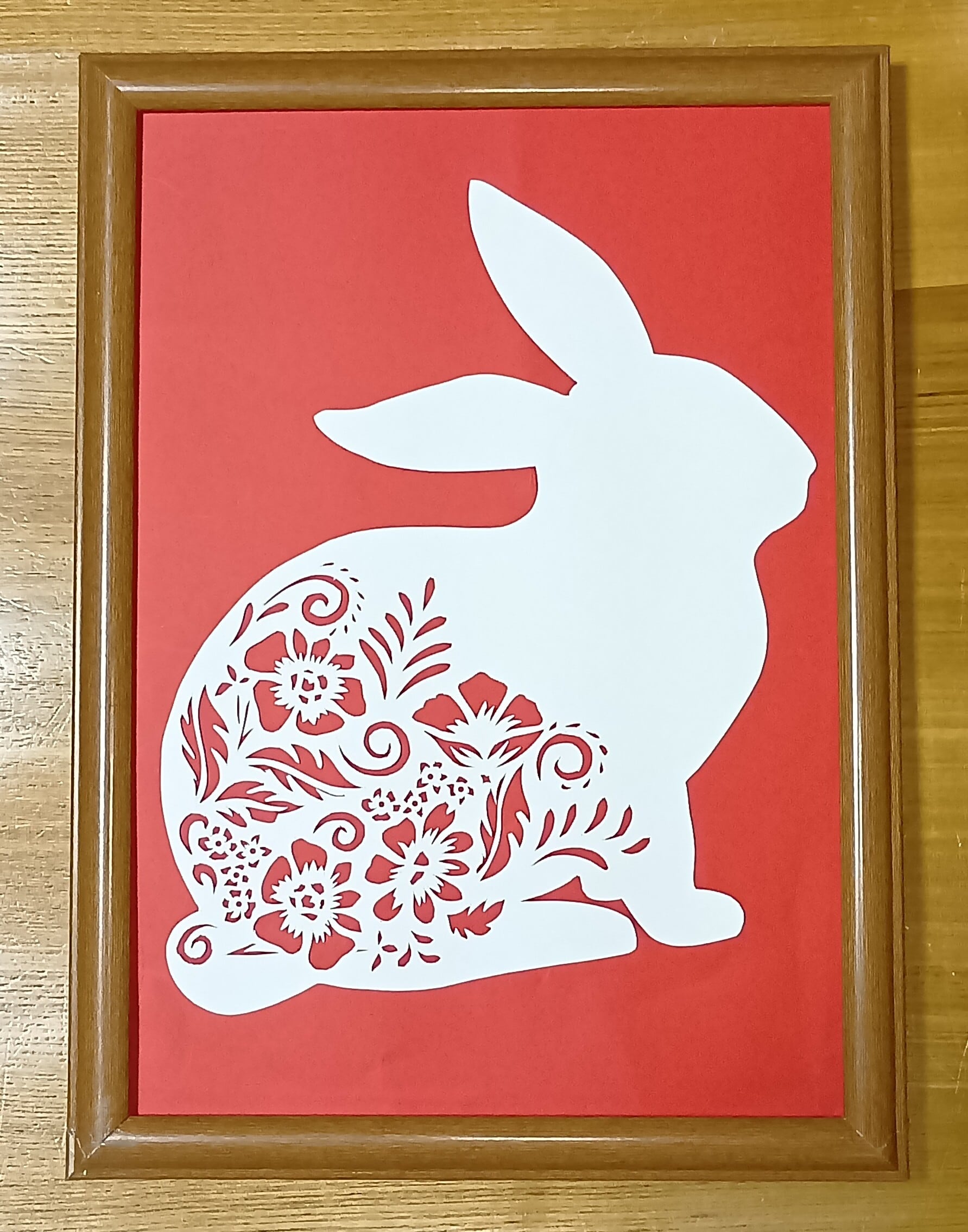 Rabbit-PaperCutting-様 Rabbit Paper Cut Rabbit-PaperCutting-様専用 公式通販 Chinese Art