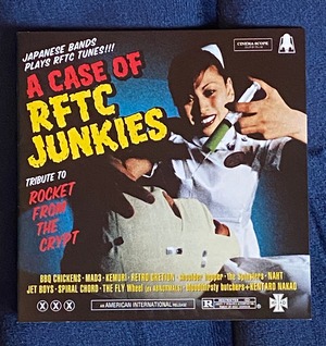CD V.A.A CASE OF RFTC JUNKIES TRIBUTE TO ROCKET FROM THE CRYPT
