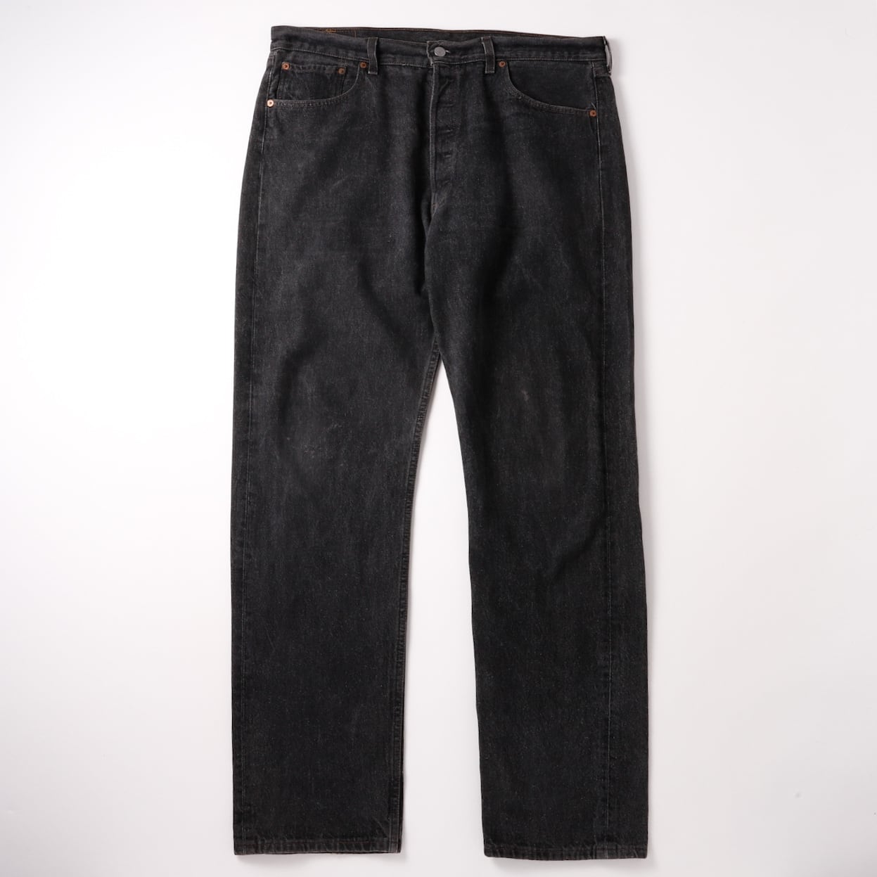 極美品】90s Vintage Levi's 501 先染め ブラックデニム W38 実寸W37