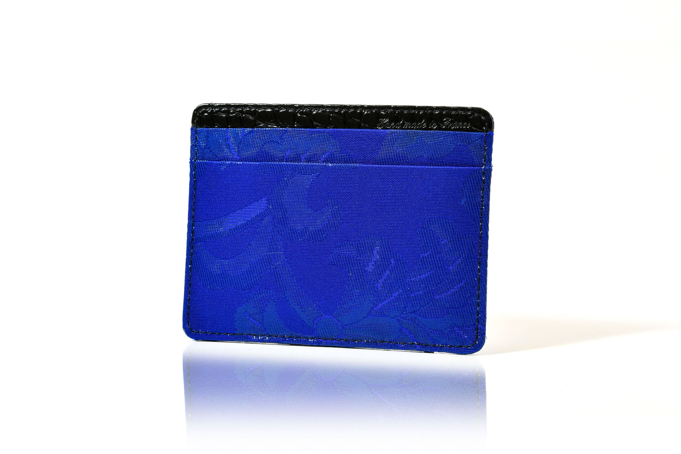 JRxSJ『艶やか』カードケースM/AO/"彩美唐花"/AO-黒/JPCG-AO-M3-C76ku-3