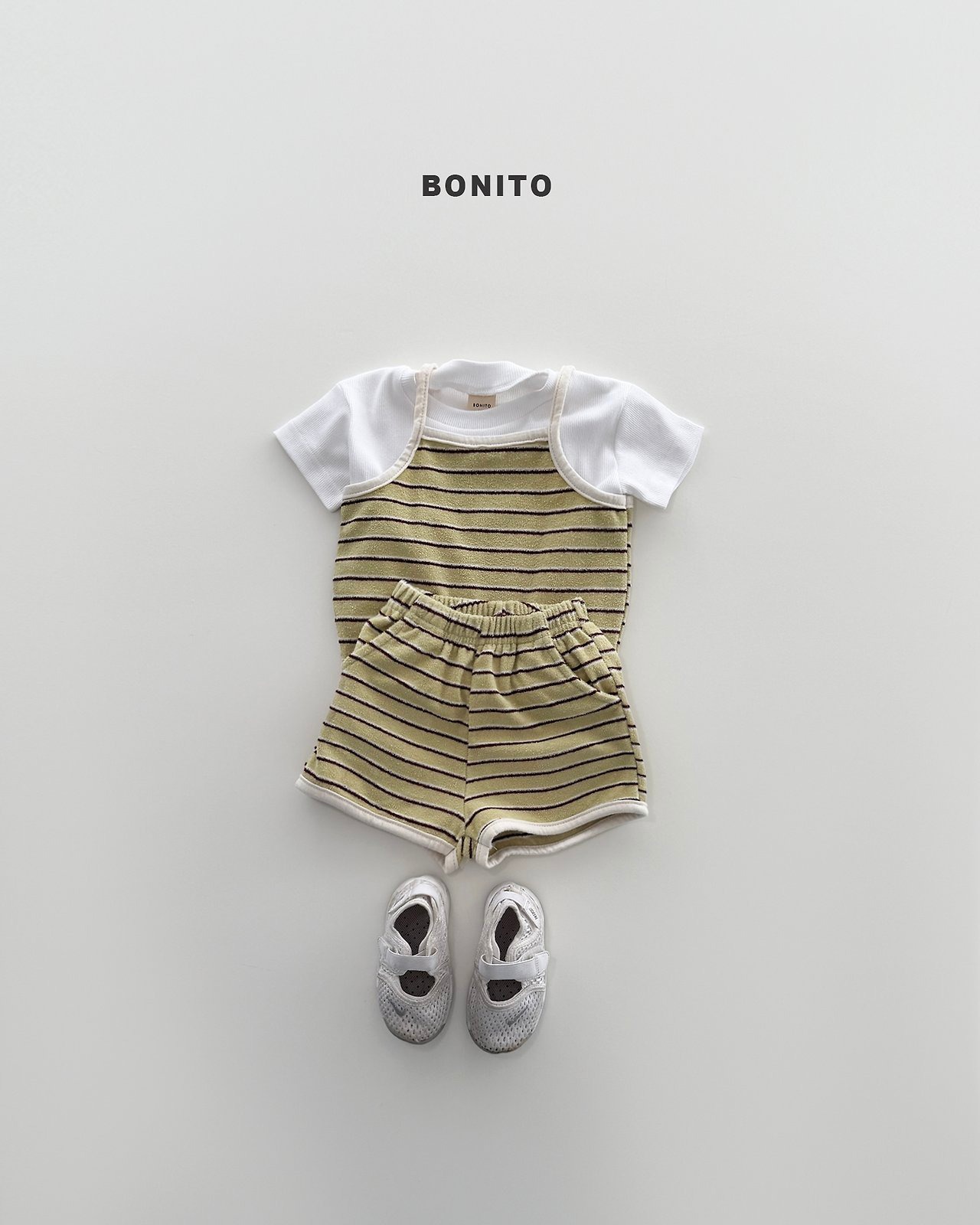 [BONITO] 1+1 Ribbed Tee / [보니토] 1+1골지티