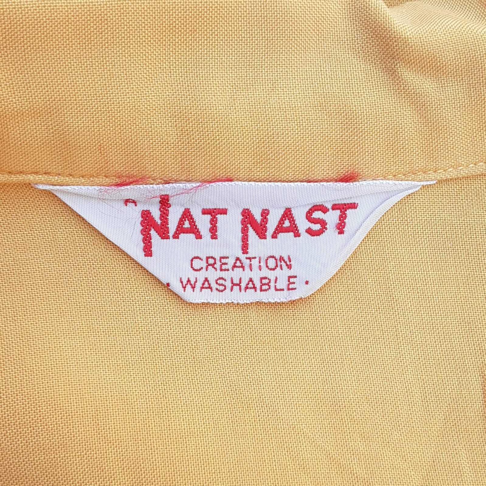 50s NAT NAST ナットナスト ボーリングシャツ ヴィンテージ