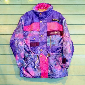 80s DESCENTE Batting Jacket Purple