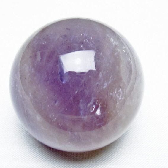 アメジスト 丸玉 37mm スフィア amethyst 置物 一点物 141-7313