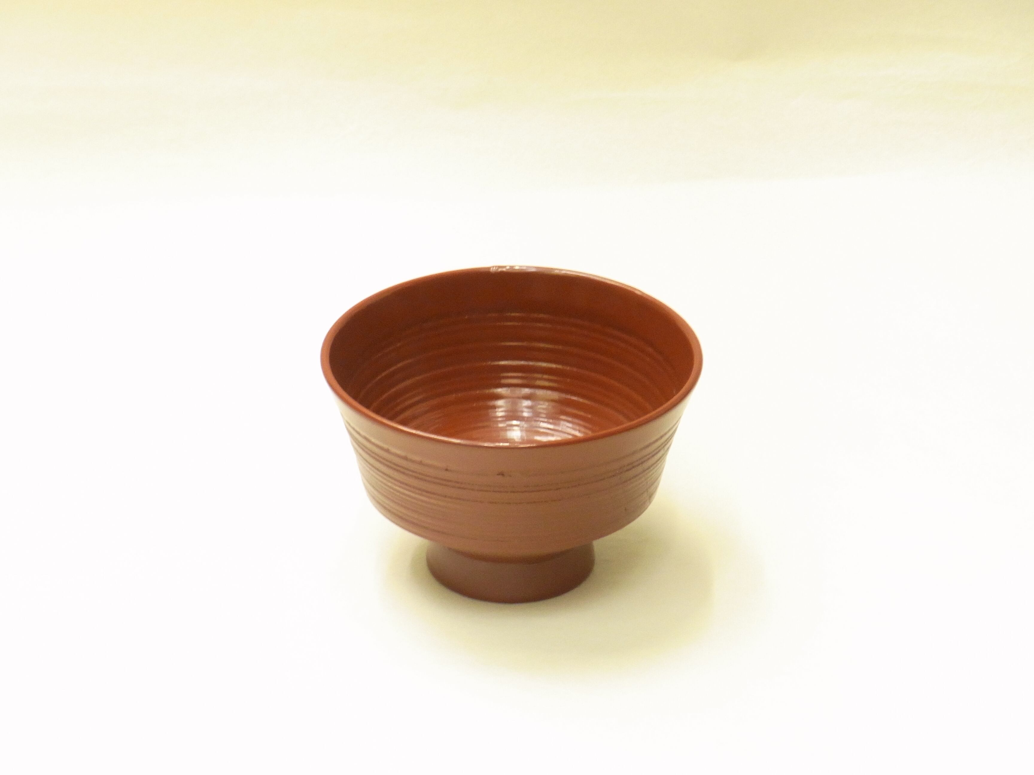 山中塗 布張り 木製汁椀 うるみ 千筋 本うるし塗 | 小林漆陶