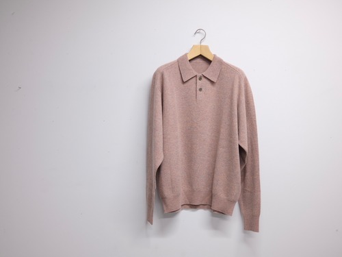 crepuscule”M-G Knit Polo Pink”