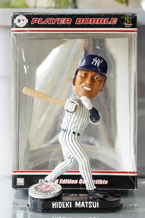 【限定214/2007】松井秀喜 ボブルヘッド ヤンキース Forever Collectibles 箱付 MLB公式