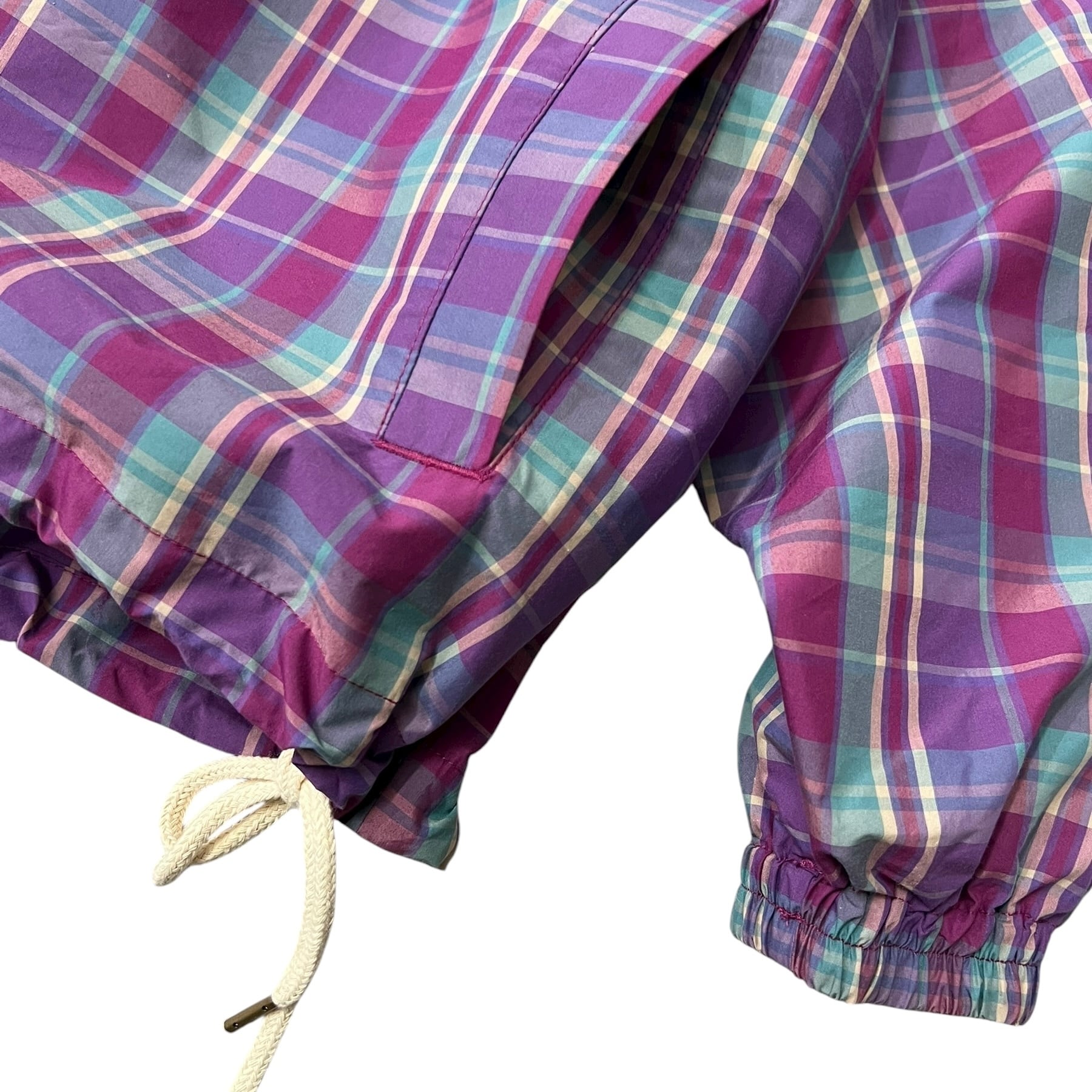 PORTANCE / STAY DRY ANORAK PURPLE CHK | THE NEWAGE CLUB