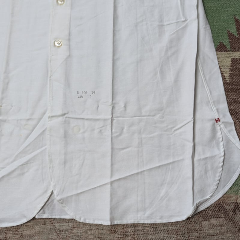 50s~ L.L.Bean / Hathaway White Oxford B/D Shirt (15 1/2 50s~ L.L.Bean / Hathaway White Oxford B/D Shirt (15 1/2