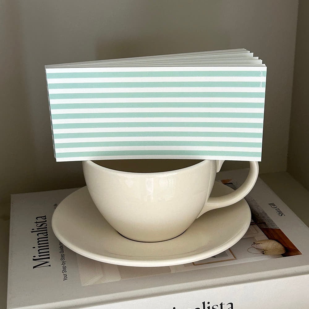 i mean it】long memo - mint メモ帳 | 韓国文具・雑貨 kaulcoffee.studio