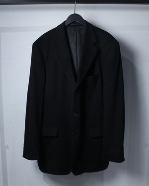 【Caka BLACK】"BOSS HUGO BOSS" "Loro Piana" Single Breasted Wool Tailored Jacket