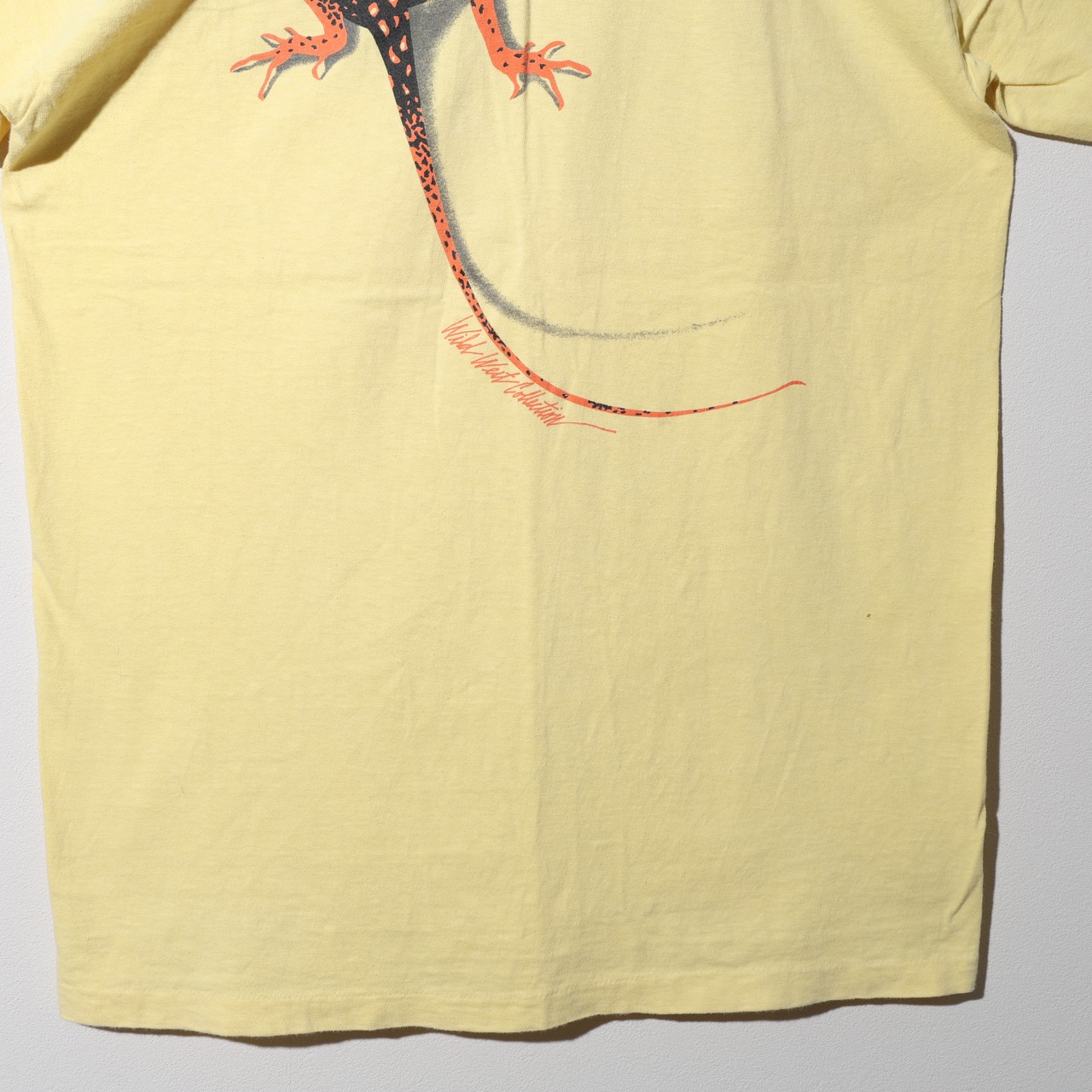 美品 XL 90s USA Lizard Marlboro Tシャツ 袖裾シングルステッチ トカゲ マルボロ 企業T