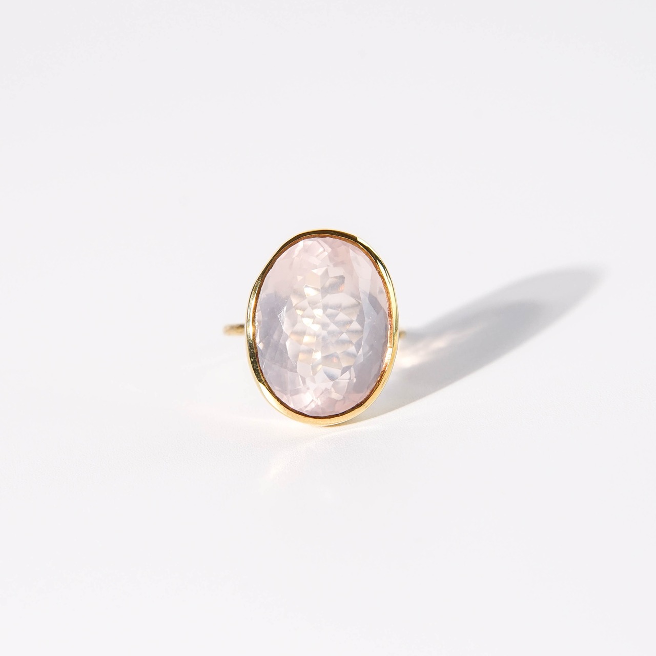【11号】ローズクォーツ リング（グラン）