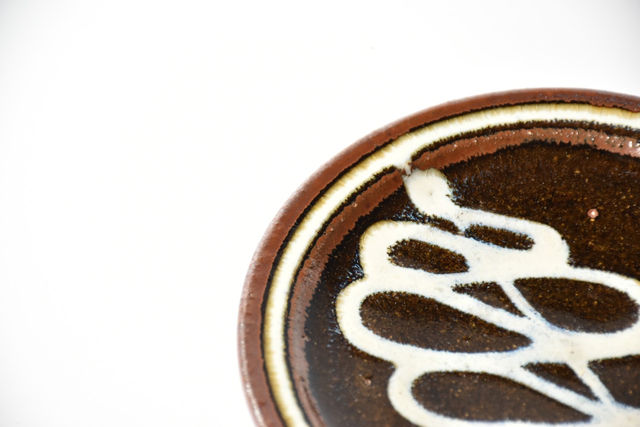 小代焼ふもと窯 / 井上尚之 :  4寸皿 ②