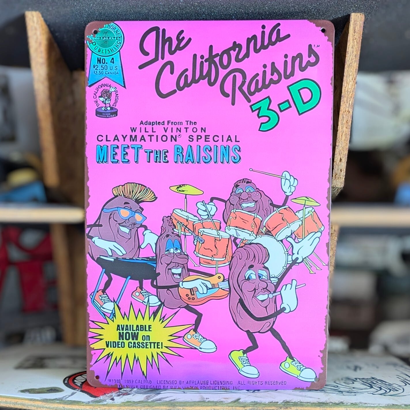 頭*L様 メタルポスター【ブリキ看板】CA 30cm×20cm メタルポスター