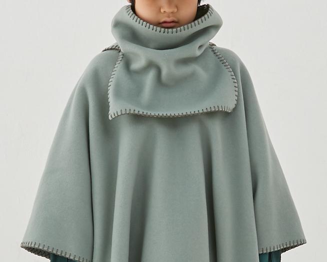 ecofleece neck warmer / ネックウォーマー / ashgreen { MOUN TEN. 22AW }