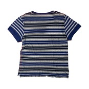 Paul Smith ポールスミス マルチボーダー 半袖Tシャツ L/グレー ブルー ネイビー/薄手