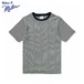 Robert.P.Miller ロバート・ピー・ミラー パネルリブ クルーネックTシャツ｜美シルエット×快適フィット（レディース） Gat863c BLK-W3