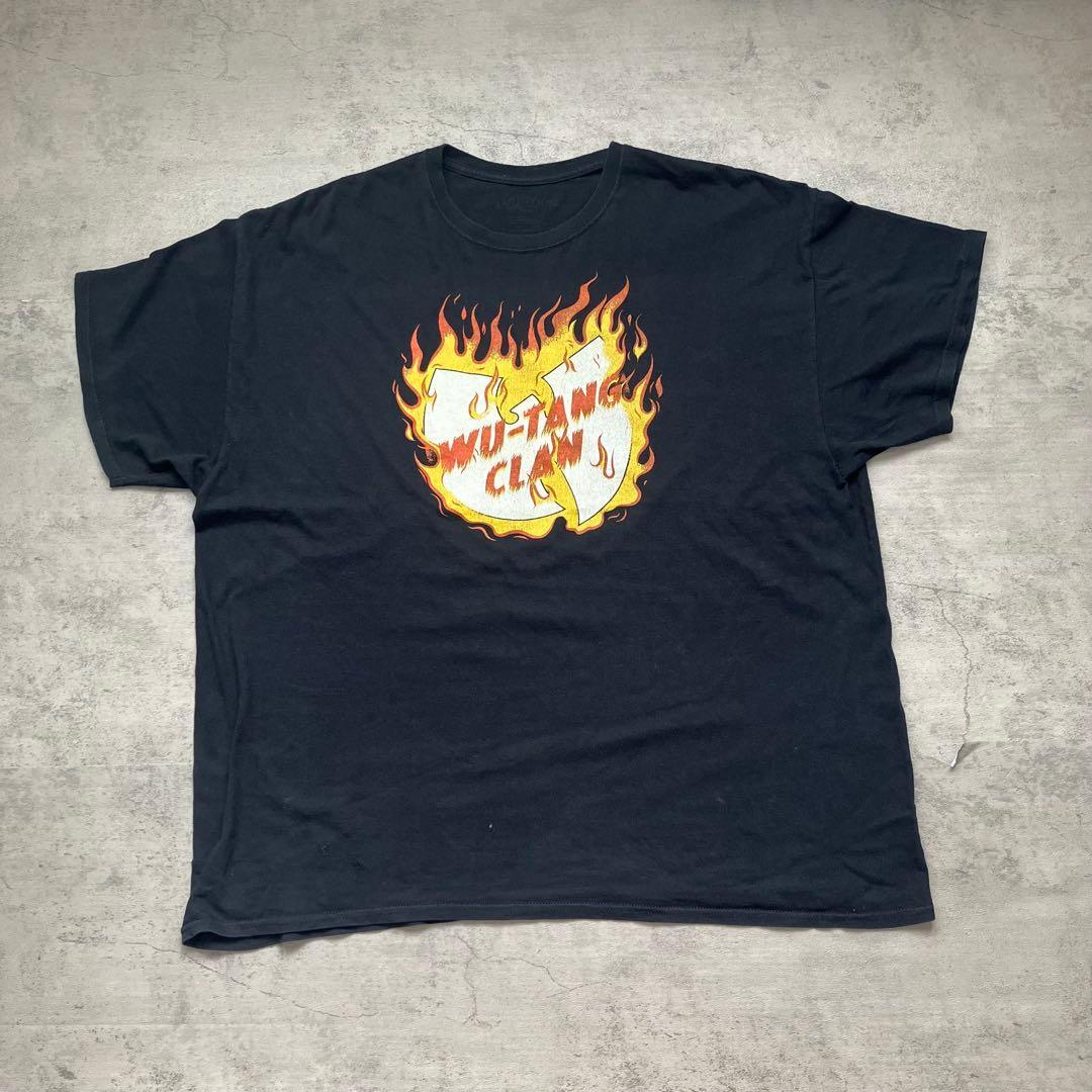 2XL】00s Wu-Tang Clan フレイムロゴ HIPHOP ラップT | 古着屋 R.A.D