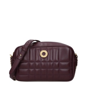 BURBERRY バーバリー レディース クロスボディバッグ レザー レッド