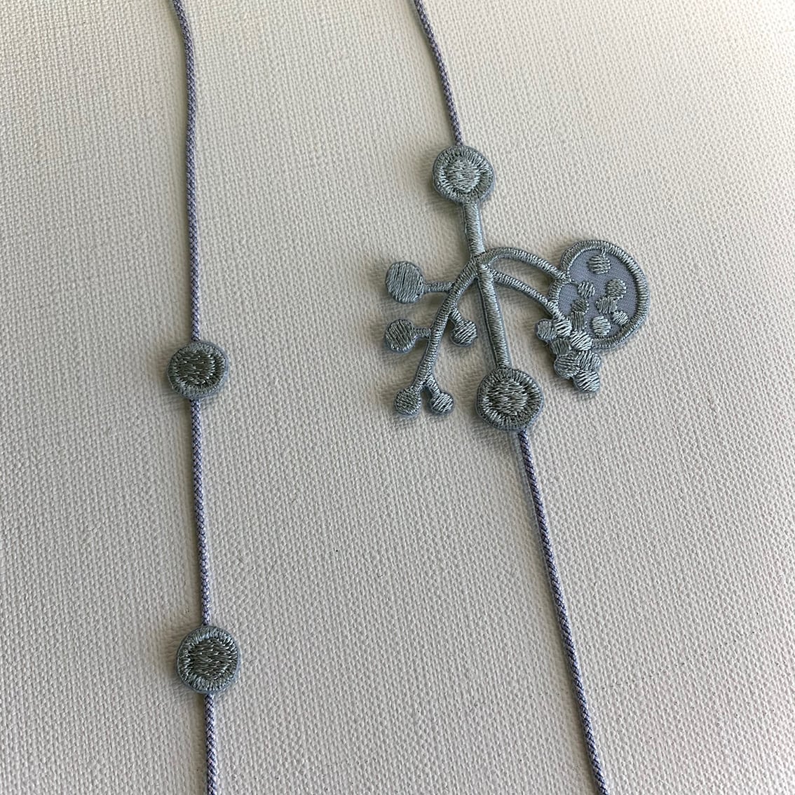 刺繍メガネ紐 ga.la (m-036）5色