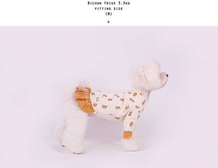 Lemon Onepiece S ~ XL 2color / 犬服 秋冬 新作 可愛い 犬の服 ドレス