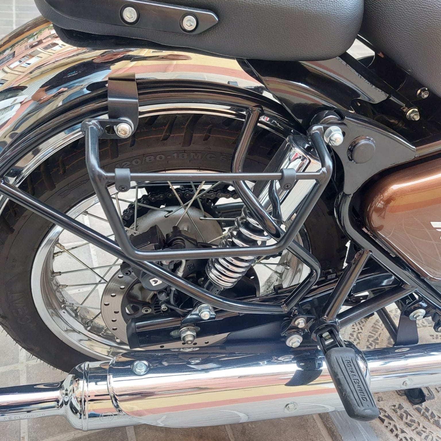 Royal Enfield クラシック350用ブラケット 左右セット Klickfix対応